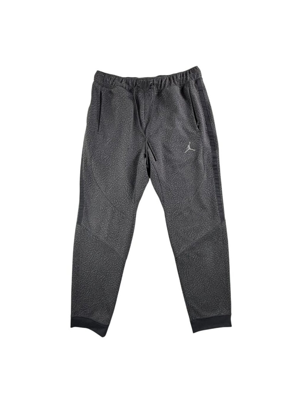 Jordan Dri-FIT Jogger Pants Mens XL Black Elephant Print Slim Fit FD8121-010